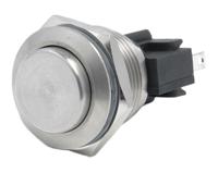 mp00312 Bulgin Push Button Switch, Momentary, Panel Mount, 19.2mm Cutout, SPST, 250V ac, IP66