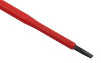 125-3081 RS PRO Slotted Insulated Screwdriver, 4 x 0.8 mm Tip, 100 mm Blade, VDE/1000V, 200 mm Overall