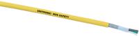 2170295 Lapp UNITRONIC BUS SAFETY Data Cable, 3 Cores, 0.75 mm² CSA 18 AWG, Screened, 50 m, Yellow Thermoplastic Polymer Sheath