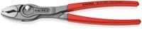 82-01-250 Knipex TwinGrip Gripping Pliers, 250 mm Overall, Pointed, Straight Tip