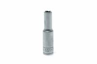 m1406055-c Teng Tools 1/4 in Drive 5.5mm Deep Socket, 6 point, 49.5 mm Overall Length