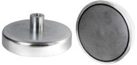 e771 Eclipse Pot Magnet 8mm Threaded Hole Samarium Alloy, 1.1kg Pull