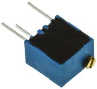 t63yb102kt20 1kΩ, Through Hole Trimmer Potentiometer 0.25W Top Adjust Vishay, T63