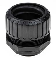 7tca296060r0144-xf40m40d Adaptaflex Straight, Conduit Fitting, 40mm Nominal Size, M40, Nylon 66, Black IP65 rating