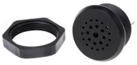 sp27-grey Sonitron 94dB Panel Mount Continuous Internal Piezo Buzzer, 36.5 x 19mm, 3.5V dc Min, 9V dc Max