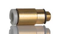 kq2s04-m5a SMC KQ2 Series Straight Threaded Adaptor, M5 Male to Push In 4 mm, Threaded-to-Tube Connection Style