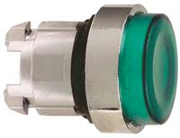 zb4bw13 Schneider Electric Harmony XB4 Series Green Illuminated Spring Return Push Button Head, 22mm Cutout, IP66, IP69K