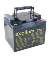 exal40-12 Exalium 12V M6 Lead Acid Battery, 40Ah