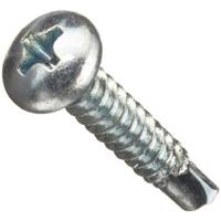 245-3163 RS PRO Zinc Plated Steel Self Drilling Screw #10 x 1/2in Long