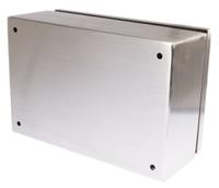842-8320 RS PRO Unpainted Stainless Steel Terminal Box, IP66, 300 x 200 x 120mm