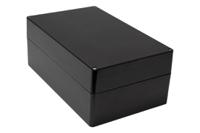 1590zgrp244bk Hammond 1590ZGRPBK Series Black Fibreglass Reinforced Polyester Enclosure, IP66, 400 x 250 x 161mm