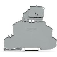 2002-2611 WAGO  TOPJOB S Series Grey, 2.5mm², 2-Level, Push In Termination, Fused, ATEX, CSA, IECEx