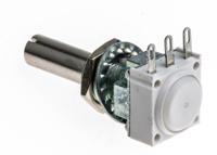 p11s1v0flsy00103ka Vishay P11S 10kΩ Rotary Potentiometer 1-Gang Panel Mount, P11S1V0FLSY00103KA