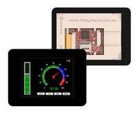 gen4-ulcd-32dct-clb 4D Systems gen4-uLCD-32DCT-CLB TFT LCD Colour Display / Touch Screen, 3.2in, 240 x 320pixels