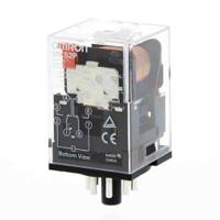 mks2p-24vac Omron Plug In Power Relay, 24V ac Coil, 10A Switching Current, DPDT