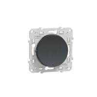 s540263 Schneider Electric Anthracite Rocker Switch, 2 Way, 1 Gang, Odace