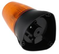 leda100-05-01 Moflash LEDA100 Series Amber Buzzer Beacon, 85 → 280 V ac, 85 → 380 V dc, IP65, Surface Mount, Wall