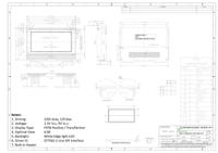 nhd-c12864a1z-fsw-fbw-htt NEWHAVEN DISPLAY INTERNATIONAL NHD-C12864A1Z-FSW-FBW-HTT NHD Graphic LCD Display, White on White, Transflective