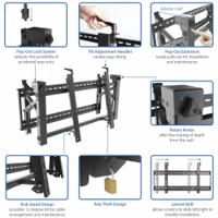 vidwallmnt StarTech.com Wall Mounting Monitor Arm for 1 x Screen, 70in Screen Size