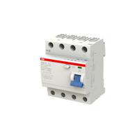 2csf204101r1250-f204a-25003 ABB F200 RCCB, 25A, 4 Pole, 30mA, Type A