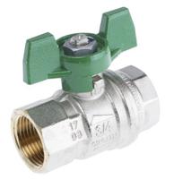 141-7724 RS PRO Brass Full Bore, 2 Way, Ball Valve, Threaded, BSPP 3/4in