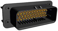 1-776180-1 TE Connectivity, AMPSEAL Automotive Connector Plug Black Panel Mount 35 Way, Solder Termination