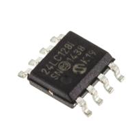 24lc128-isn Microchip 24LC128-I/SN,  128 kB Serial EEPROM,  900 ns 8-Pin SOIC I2C