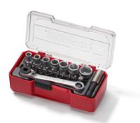 tj1420 Teng Tools 20-Piece Metric 1/4 in Standard Socket/Bit Set with Ratchet