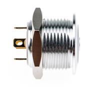 175-8443 RS PRO Illuminated Push Button Switch, Momentary, Panel Mount, 16mm Cutout, SPST, Red LED, 36V dc, IP67