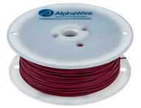 3050-rd001 Alpha Wire Hook-up Wire PVC Series Red 0.23 mm² Harsh Environment Wire, 24 AWG, 7/0.20 mm, 305m, PVC Insulation, 3050