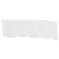 m4-47-427 Brady B-427 on Black on White, Transparent Label, 12.70 mm Width, 12.70mm Label Width