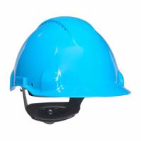 7000039719 3M G3000 Blue Hard Hat, AdjustableVentilated
