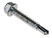 546-5890 RS PRO Bright Zinc Plated Steel Self Drilling Screw M5.5 x 32mm Long