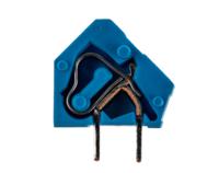236-744 WAGO PCB Terminal Block, 1-Contact, 5mm Pitch, Through Hole Mount, Solder Termination
