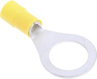 613-9429 RS PRO Insulated Ring Terminal, M12 Stud Size, 4mm² to 6mm² Wire Size, Yellow