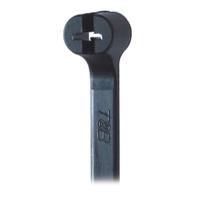 7tag009640r0002-ty25mx-a Thomas & Betts Cable Ties, 185.67mm x 4.8 mm, Black Nylon, Pk-1000