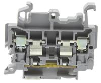 1sna115663r2300 Entrelec1SNA115663R2300 M Series Fused DIN Rail Terminal, 4mm², Screw Termination, Fused