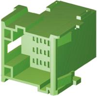 1-967627-1 TE Connectivity, Timer Automotive Connector Plug Green 12 Way