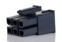 170001-0106 Molex, Mega-Fit Male Connector Housing, 5.7mm Pitch, 6 Way, 2 Row