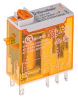 465280240054 Finder PCB Mount Power Relay, 24V ac Coil, 8A Switching Current, DPDT