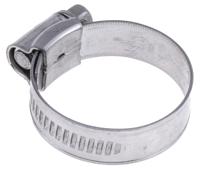 172-0598 RS PRO Stainless Steel 316 Slotted Hex Hose Clip, 14.7mm Band Width, 25 → 35mm ID