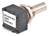 em14a0d-b28-l008s Bourns EM14 Series Optical Incremental Encoder, 8 ppr, Quadrature Signal, Slotted Type, 1/4in Shaft