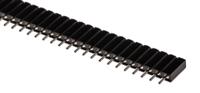 bl1-036-g-700-01 E-TEC Straight Through Hole Mount PCB Socket, 36-Contact, 1-Row, 2.54mm Pitch, Solder Termination