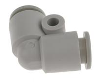 kq2l08-00a SMC KQ2 Series Elbow Tube-toTube Adaptor, Push In 8 mm to Push In 8 mm, Tube-to-Tube Connection Style