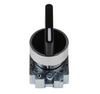 205-2375 RS PRO 3 Position Selector Switch Head, 22mm Cutout, Black Handle