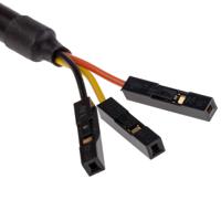 ttl-232r-rpi FTDI Chip 1m USB to UART Cable in Black
