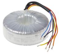 117-6059 RS PRO 2 x 115V ac, 2 x 24V ac Toroidal Transformer, 200VA, IEC 61558-2-6