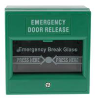 741-8287 RS PRO Green Emergency exit unlocking box, Break Glass Operated, Indoor, Mains-Powered