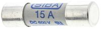 502252615 SIBA 15A Ceramic Cartridge Fuse, 10 x 38mm