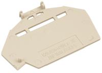 1610840000 Weidmuller Z Series End Cover for Use with DIN Rail Terminal Blocks
